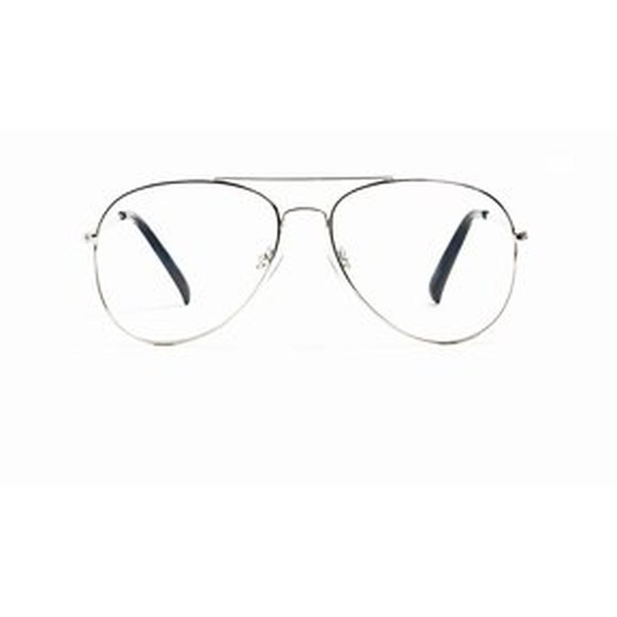 GENERICO - Montura de Lente Aviador - Plateado