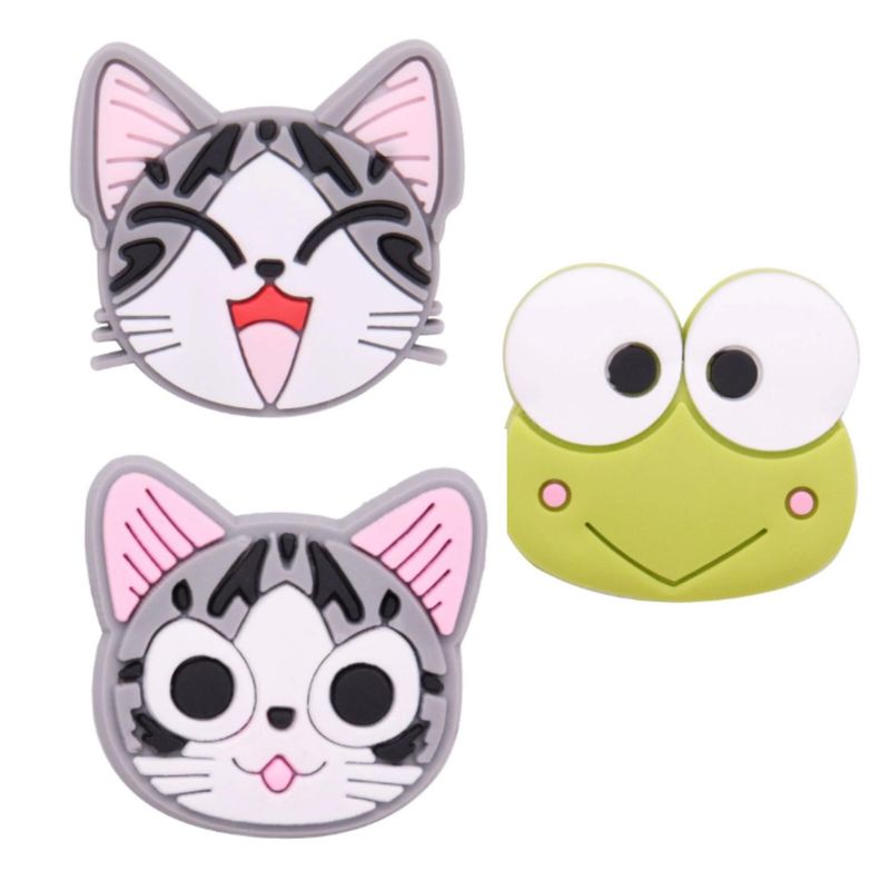 GENERICO - Setx3 Pines Flexibles Gato y Ranita