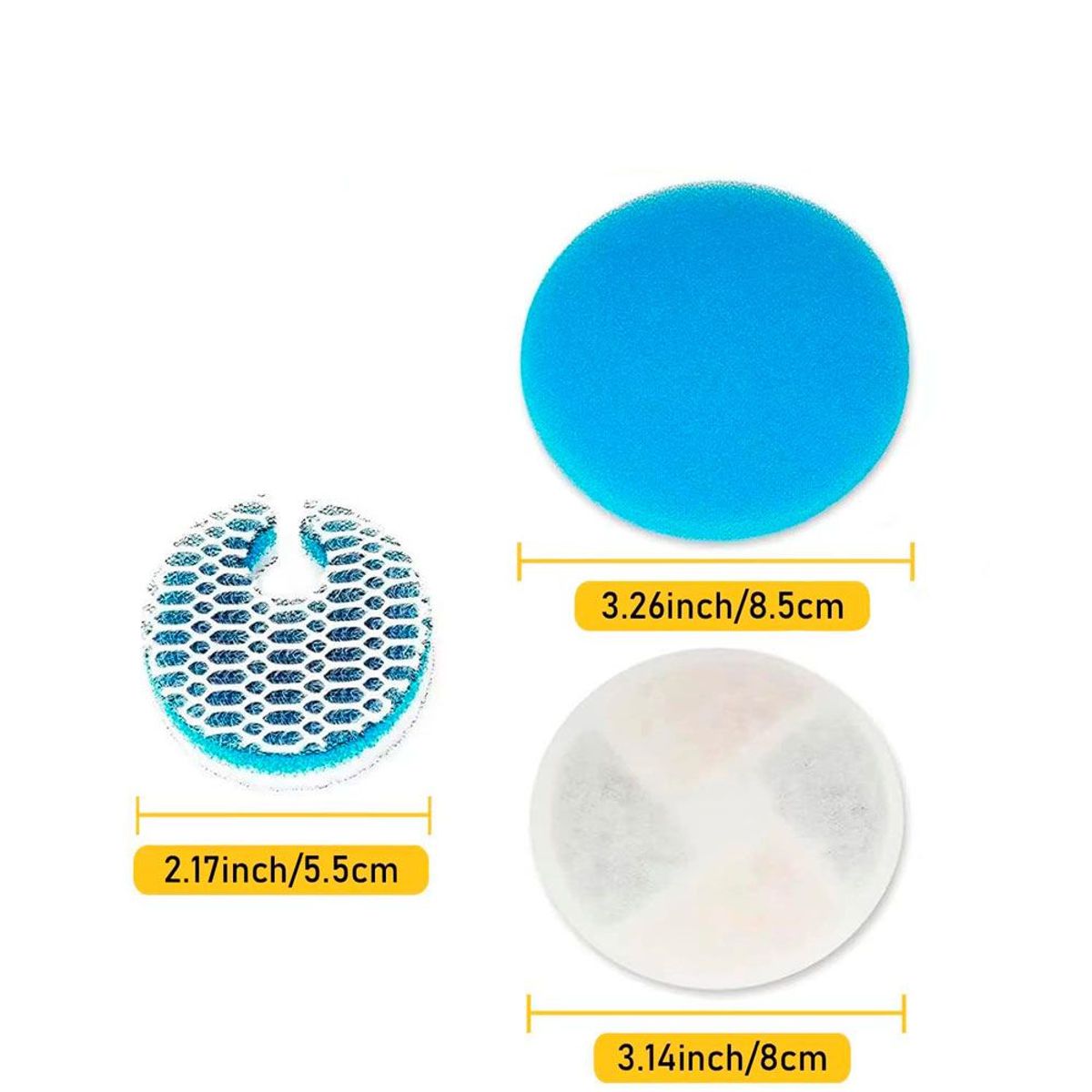 QUE PATAS PET SHOP - Caja de 8 Filtros de Fuente Inalámbrica