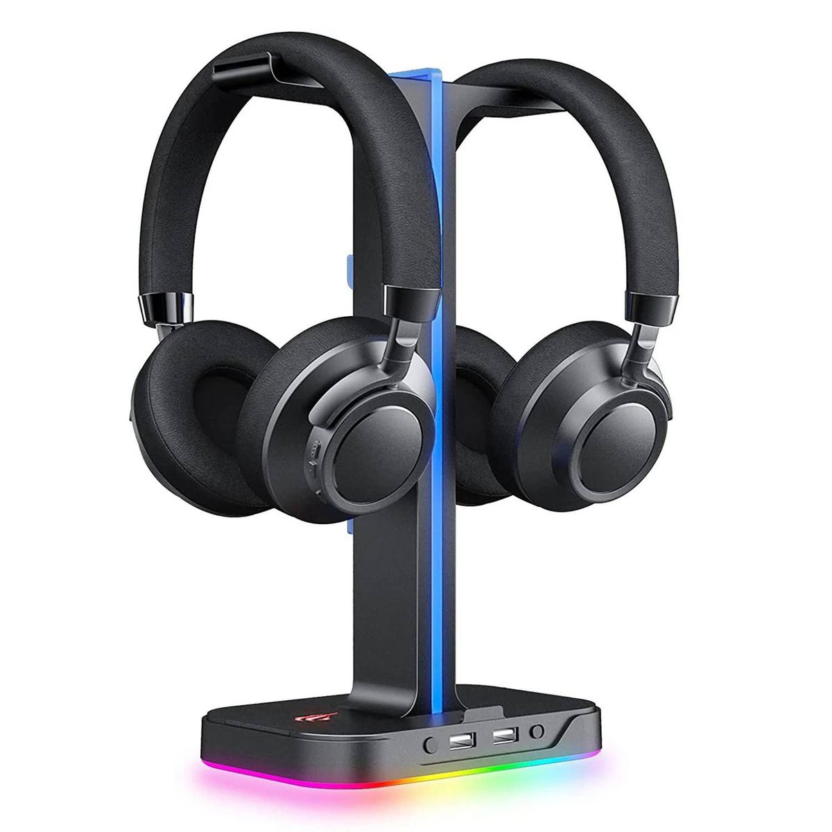 HAVIT - Soporte para Auriculares Havit RGB Doble Suspensión TH650
