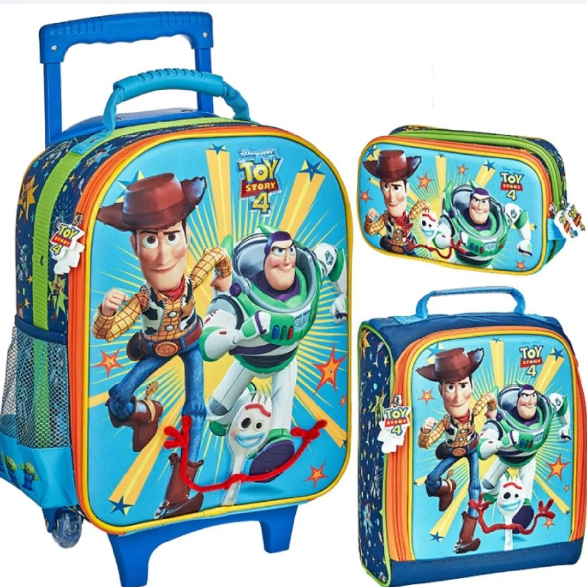 SCOOL - SET MALETA SCOOL EVA 3D MED TOY STORY C-LUCES