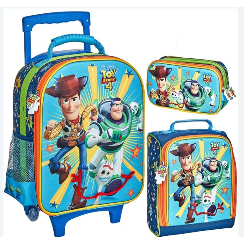SCOOL - SET MALETA SCOOL EVA 3D MED TOY STORY C-LUCES