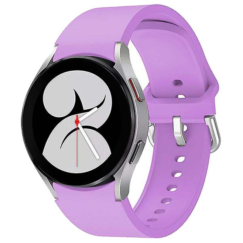 GENERICO - CORREA SILICONA PARA SAMSUNG WATCH 4-5-5 PRO-6 - LILA