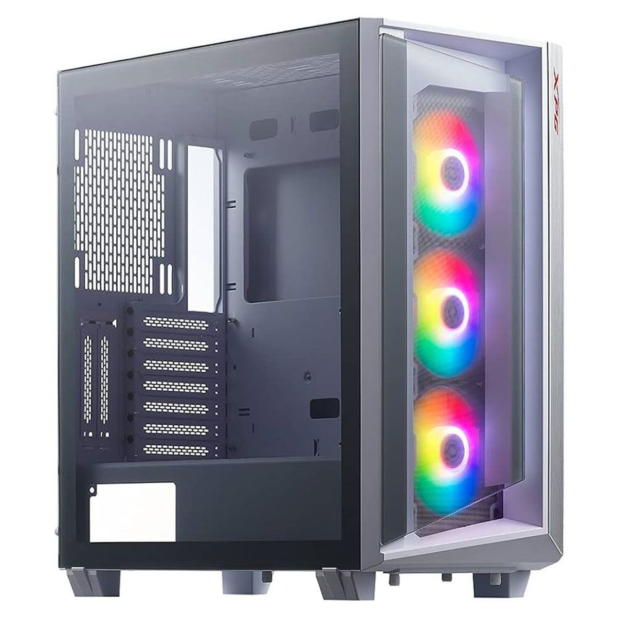 XPG - Case Gamer XPG Cruiser Mid Tower White, USB tipo C, 3 Fan ARGB