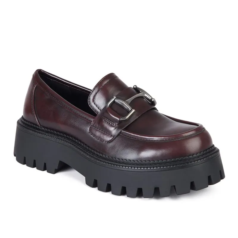 STHEF - Mocasines y Balerinas DAMA STHEF 7920 BURGUNDY