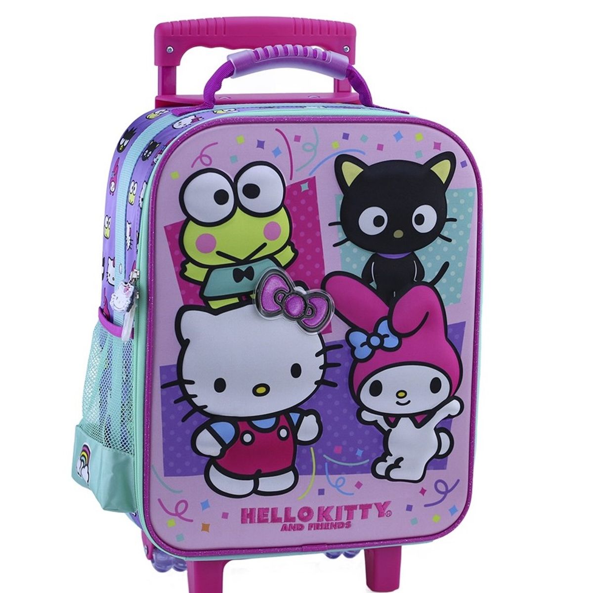 SCOOL - SET MALETA SCOOL MAGIC 3D GRANDE HELLO KITTY & FRIENDS