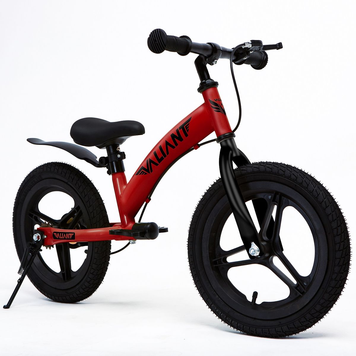 VALIANT - Bicicleta de Equilibrio Aro 14 3 en 1 (3 a 7 años) Roja