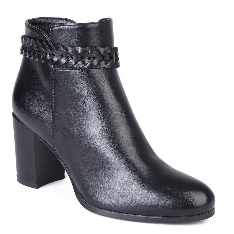 STHEF - Botines DAMA STHEF 7937 NEGRO CHAROL