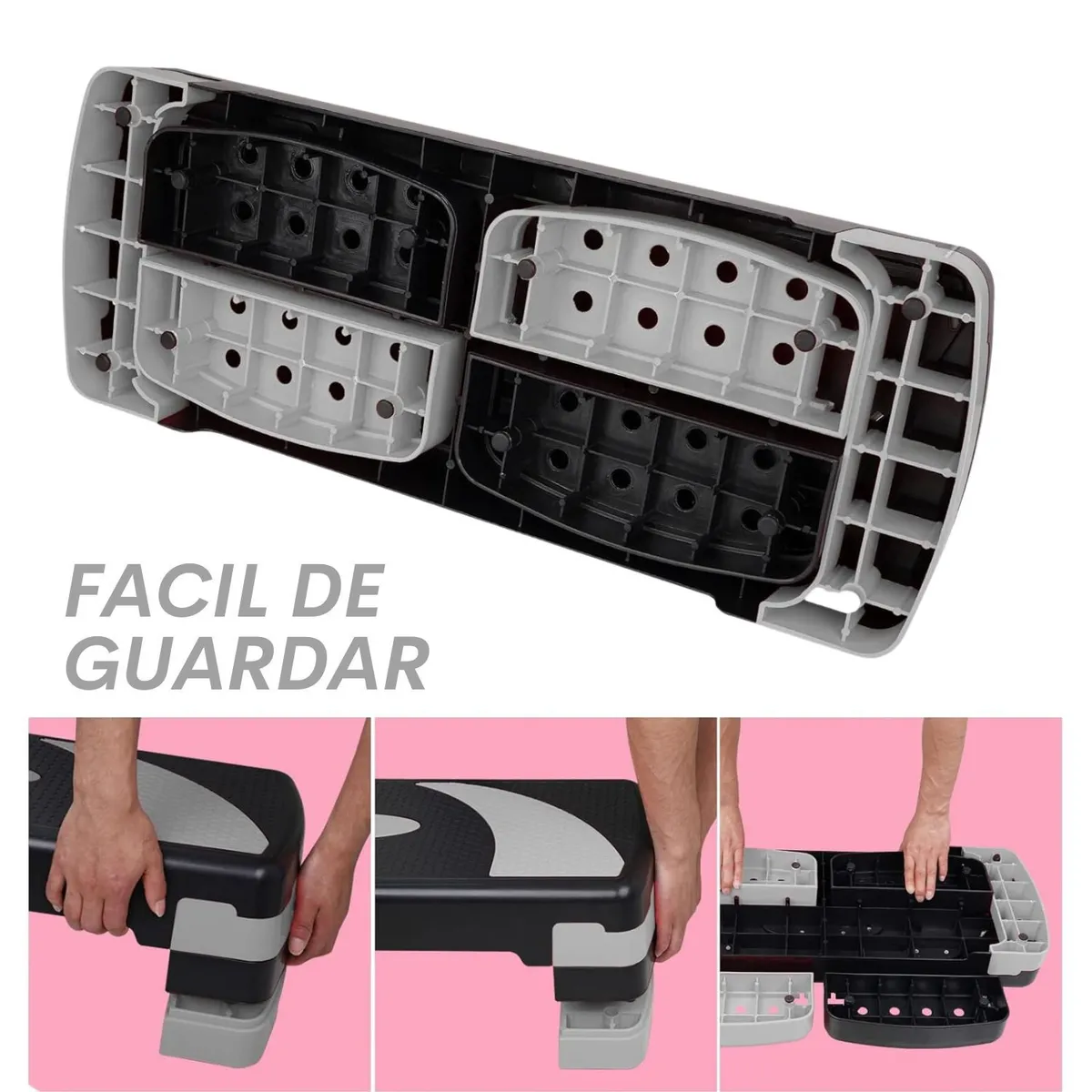 XTREME SPORT - Step de 3 Niveles de altura  plataforma Multifuncional