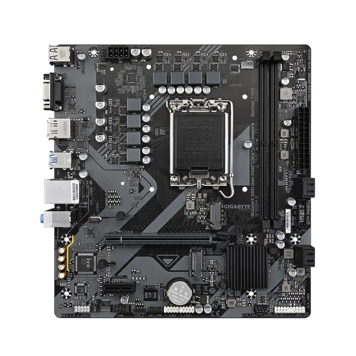GIGABYTE - Motherboard Gigabyte B760M E rev 10 Chipset Intel B760 LGA1700