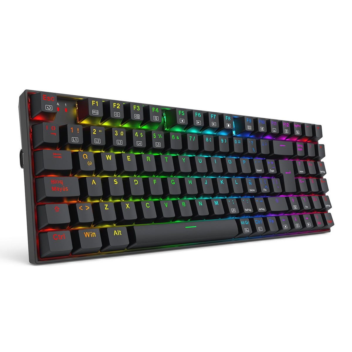 REDRAGON - Teclado Redragon ZIGGS K669-RGB-SP Spanish
