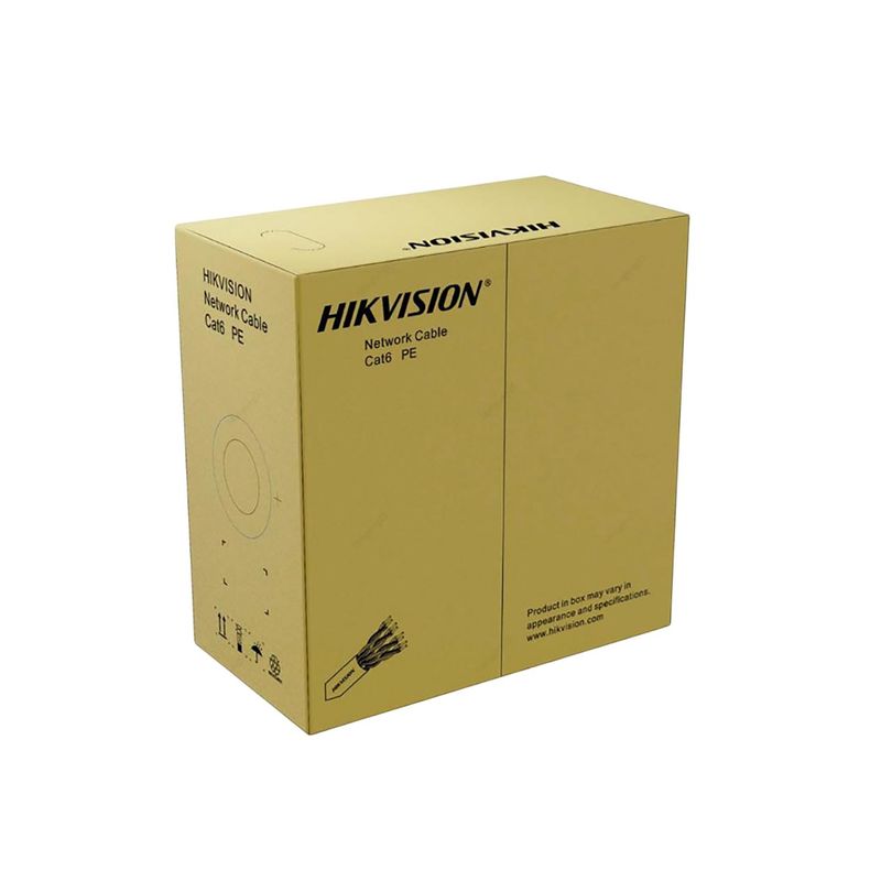 HIKVISION - Rollo Cable Utp Cat. 6 hikvision x caja Ds-1ln6-ouspe 305m