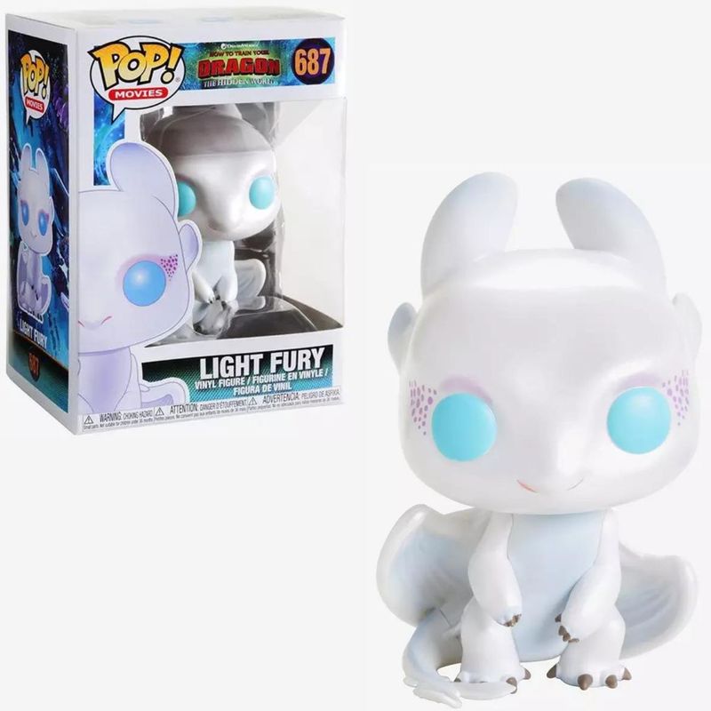 FUNKO - Funko pop Furia luminosa Como entrenar atu Dragon Light Fury