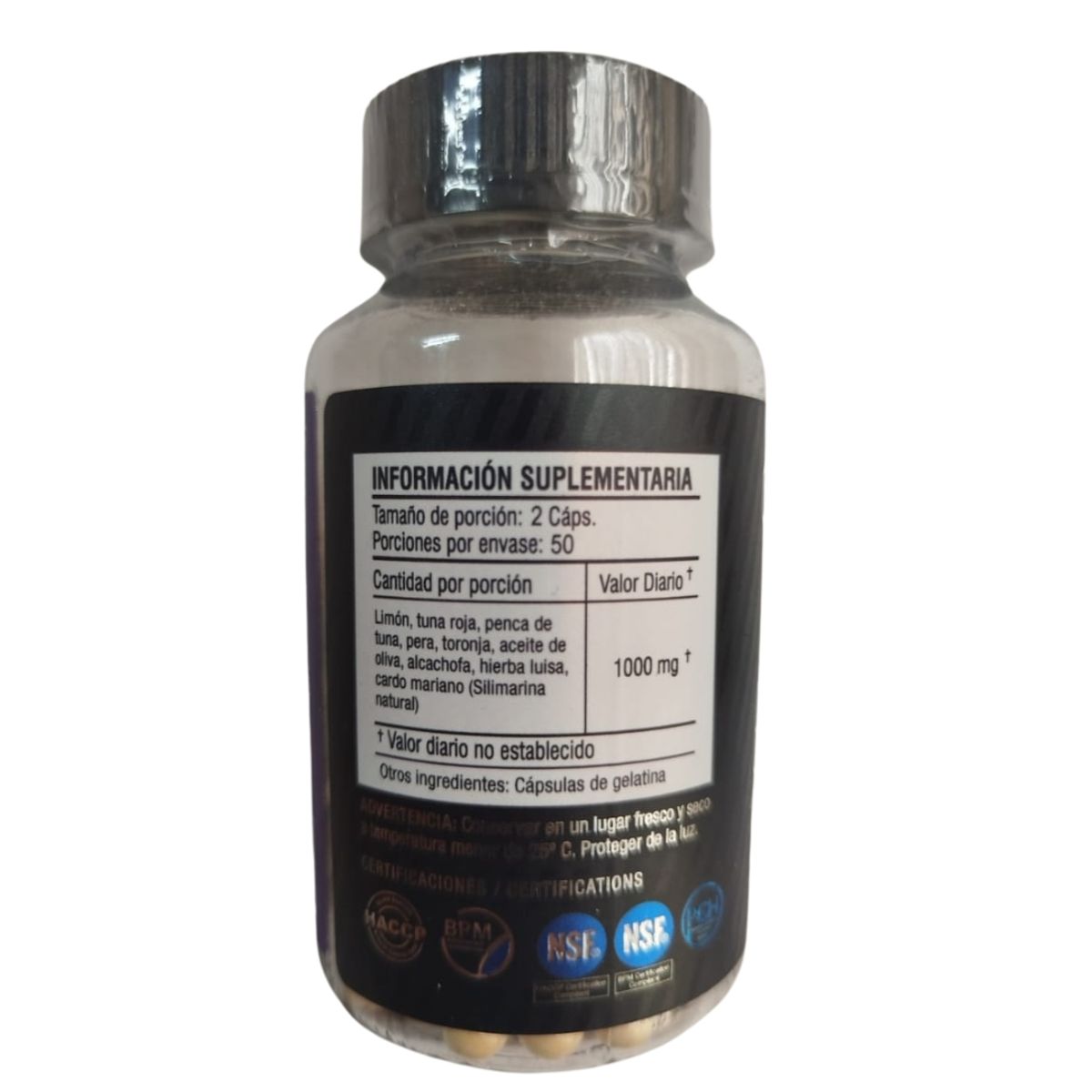 ZENDLAB - Cardo Mariano con Silimarina y Alcachofa ZendLab LIV Protec 100 Cápsulas