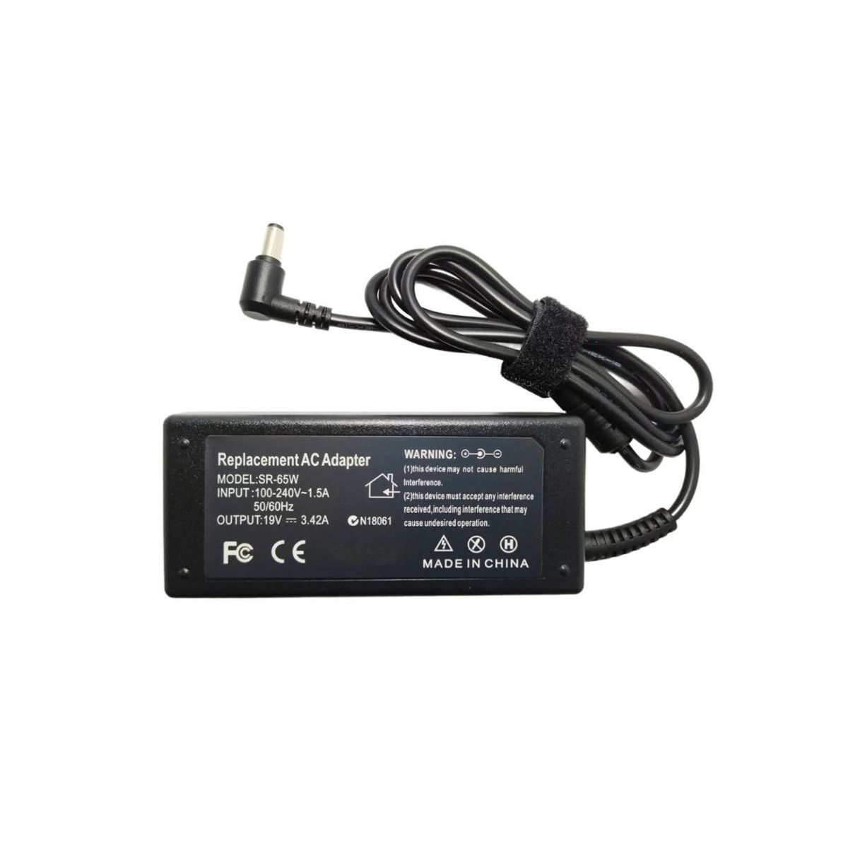 GENERICO - Cargador para Laptop   Asus 19V.  3.42A.  65W.  5.5X 2.5mm.