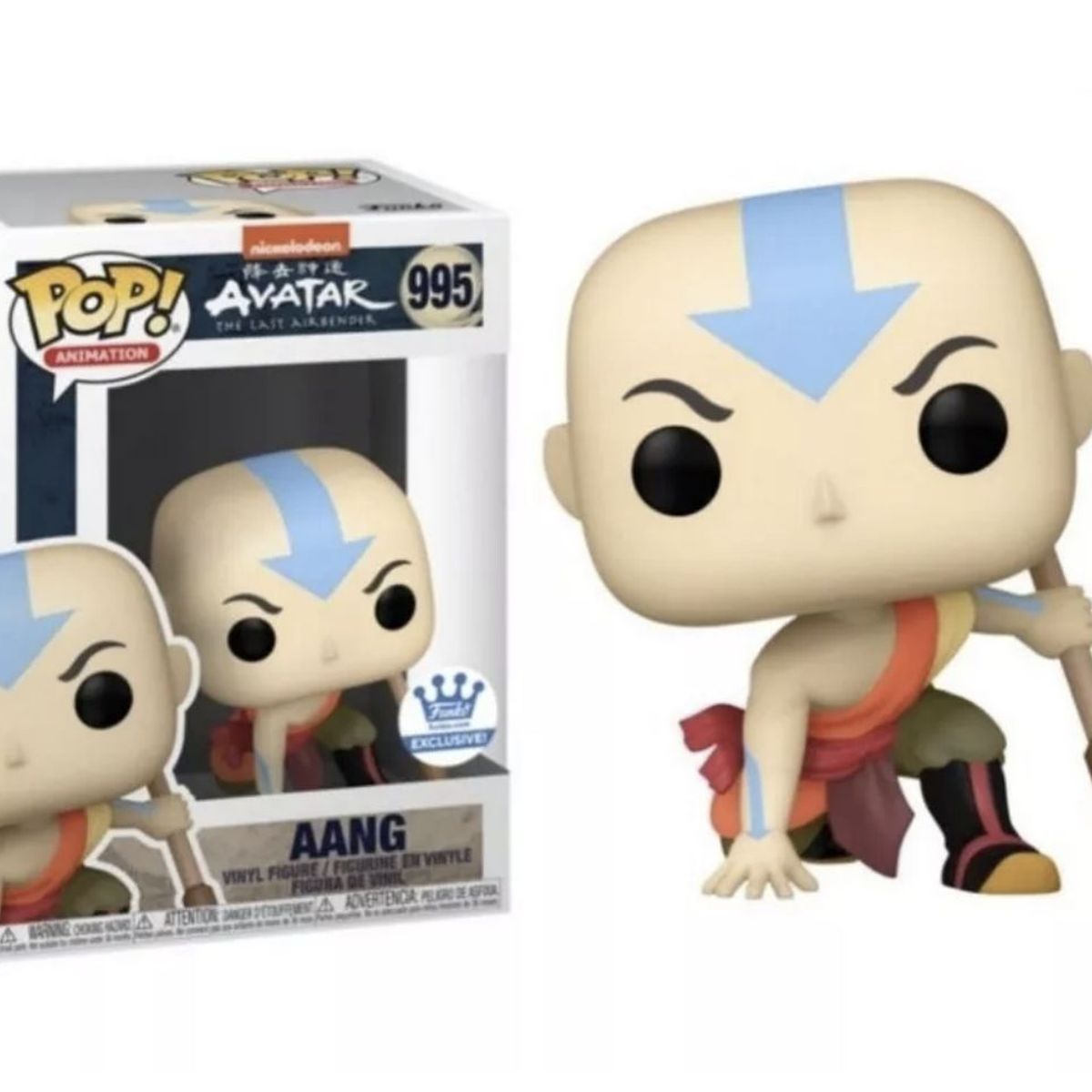 FUNKO - Aang Funkoshop Funko Pop Avatar 995 Original