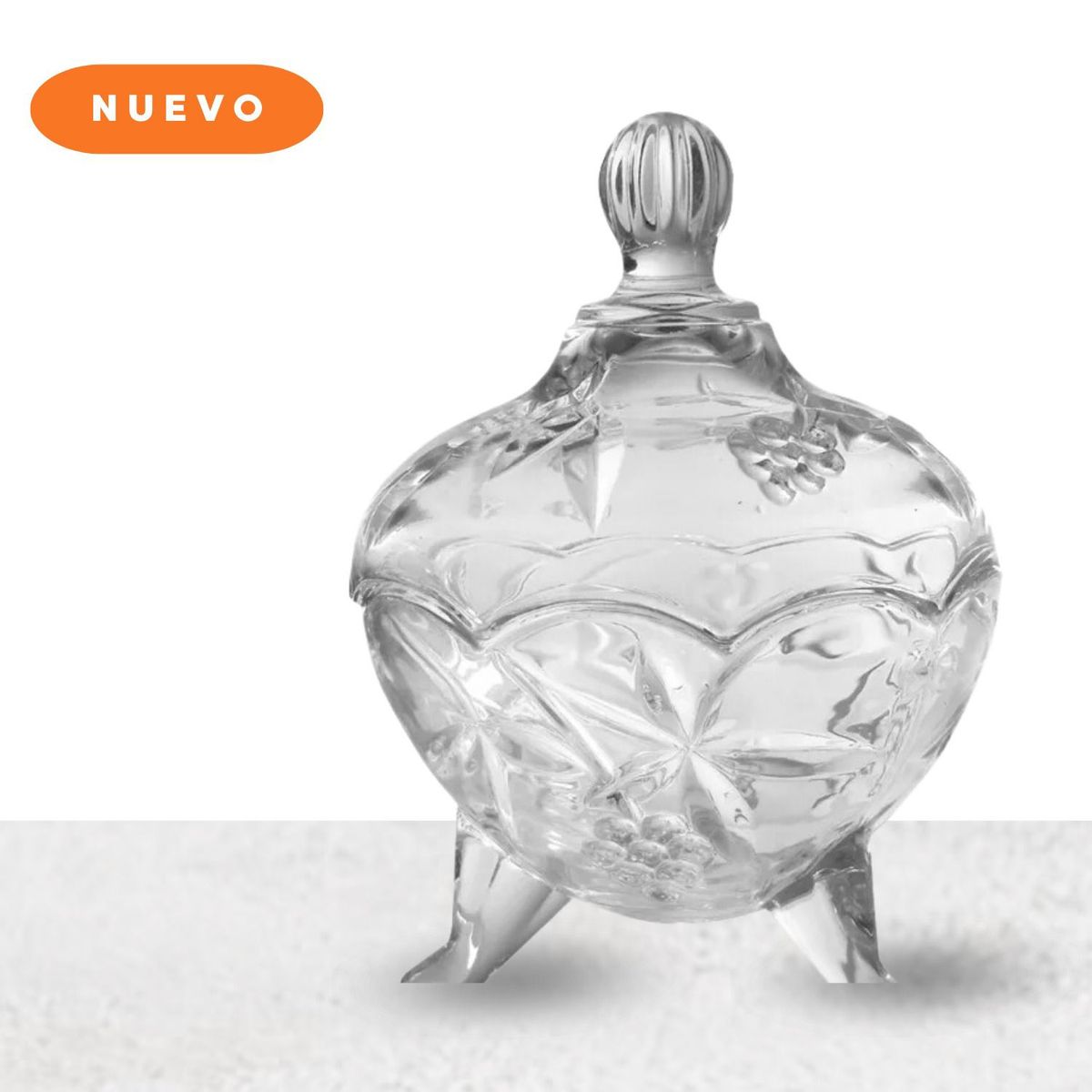 GENERICO - Bombonera De Vidrio Transparente