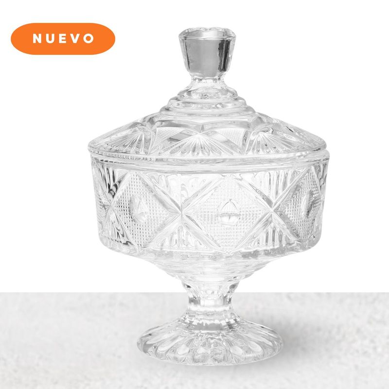 GENERICO - Bombonera de vidrio Transparente