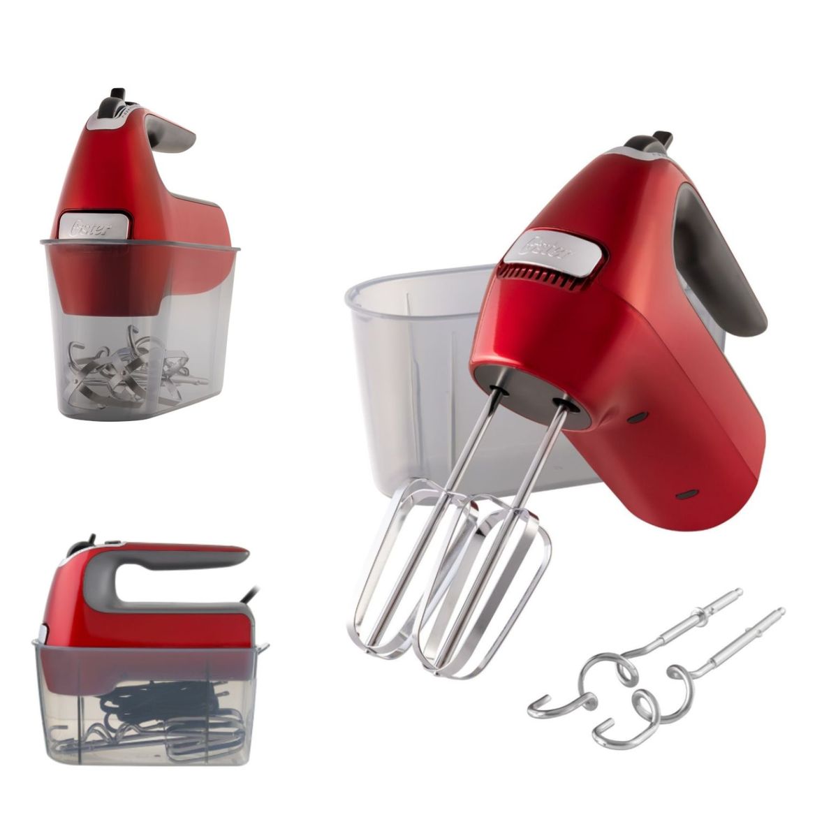 OSTER - Batidora de Mano Oster FPSTHM360R -Rojo