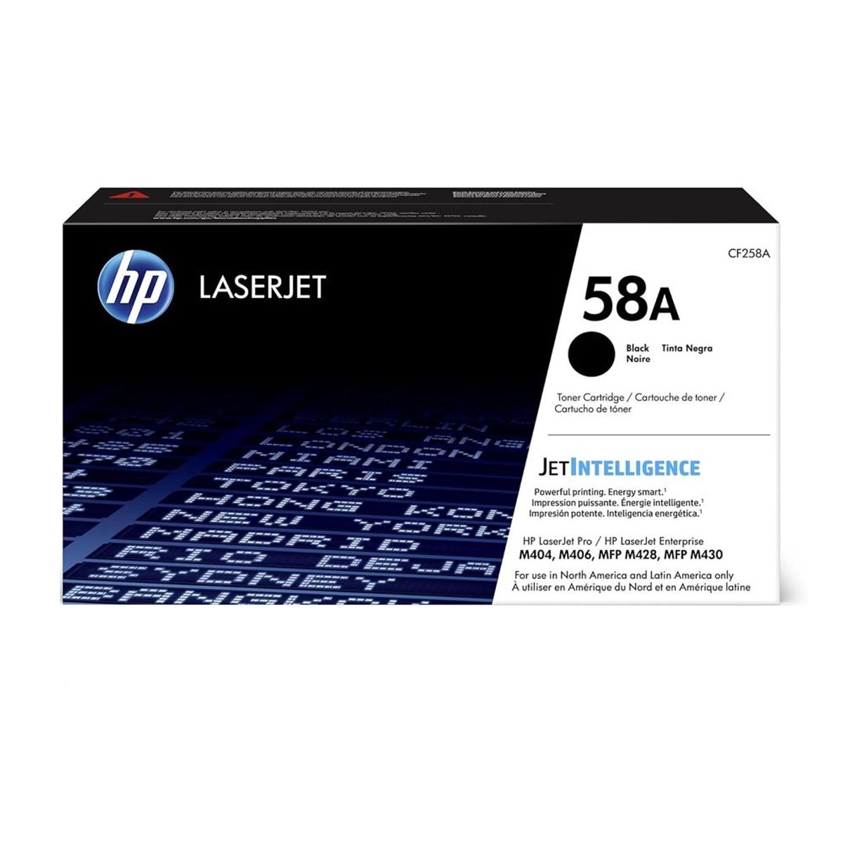 HP - Toner HP 58A CF258A L.J.P M404 Negro 3000 Mil Paginas