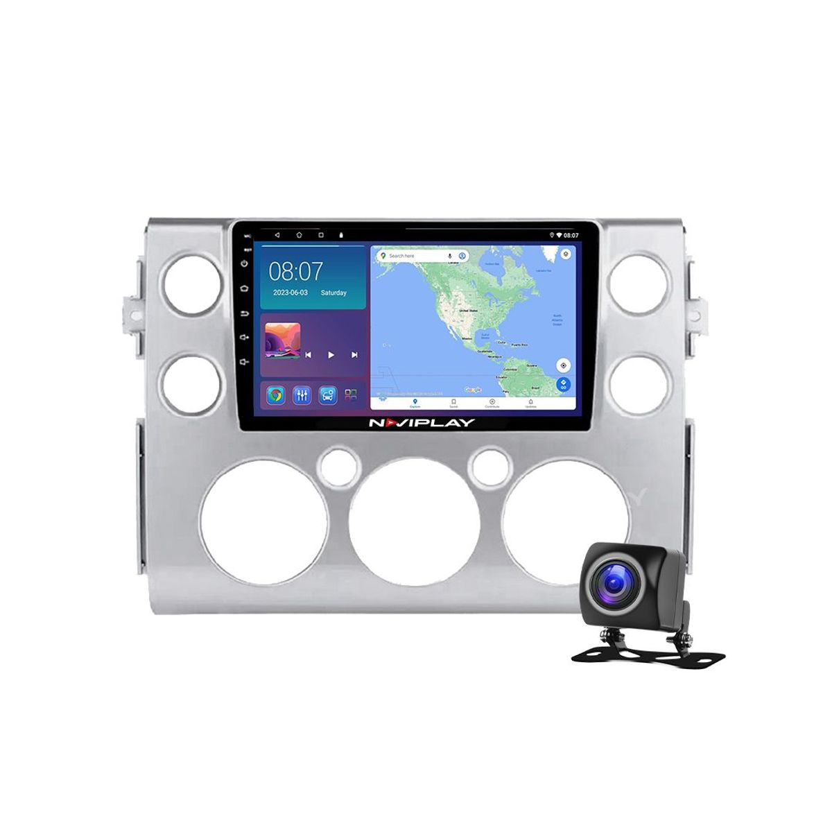 GENERICO - Autoradio Android Naviplay Para Toyota FJ Cruiser 2007 – 2019