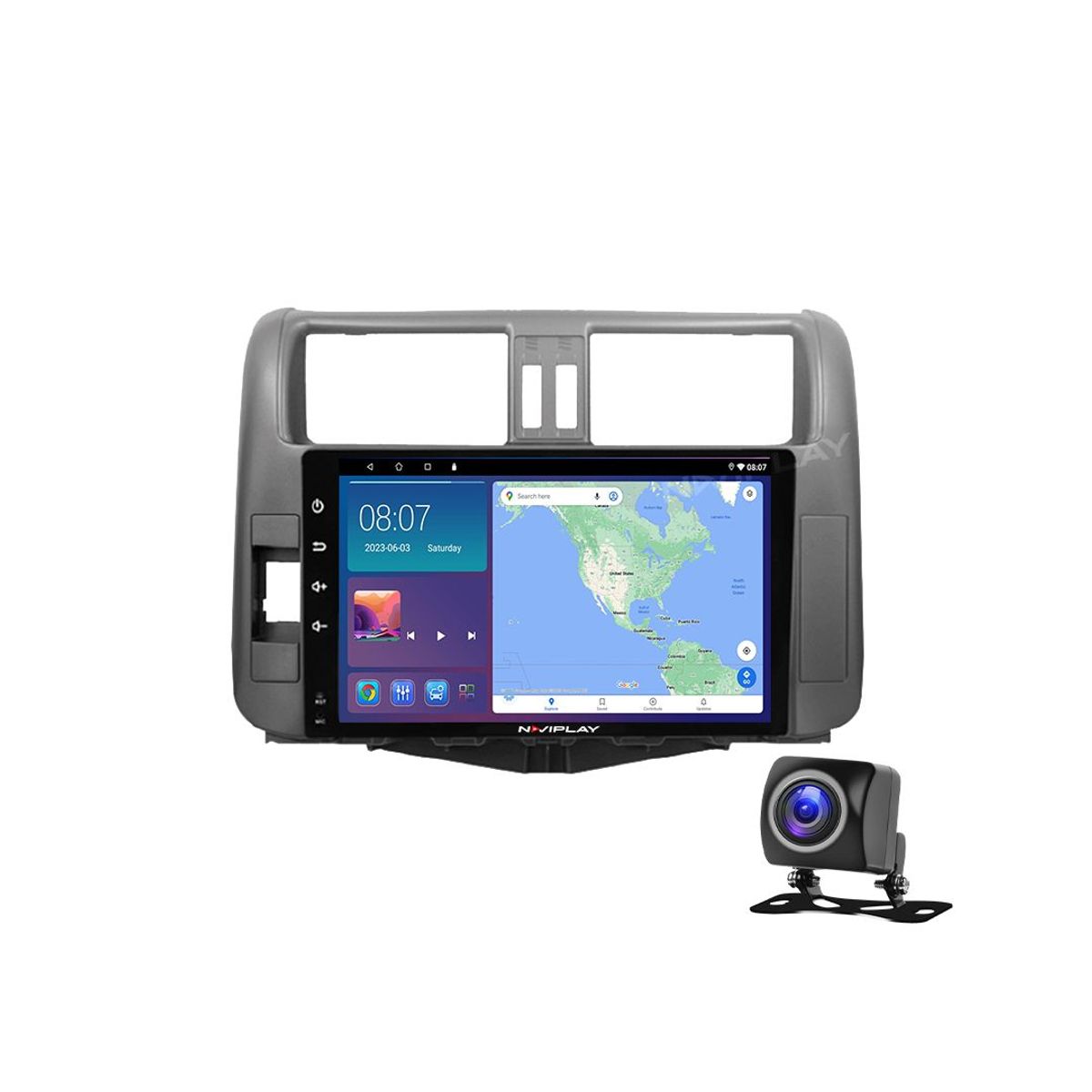 GENERICO - Autoradio Android Naviplay Para Toyota Land Cruiser Prado 2010 – 2013