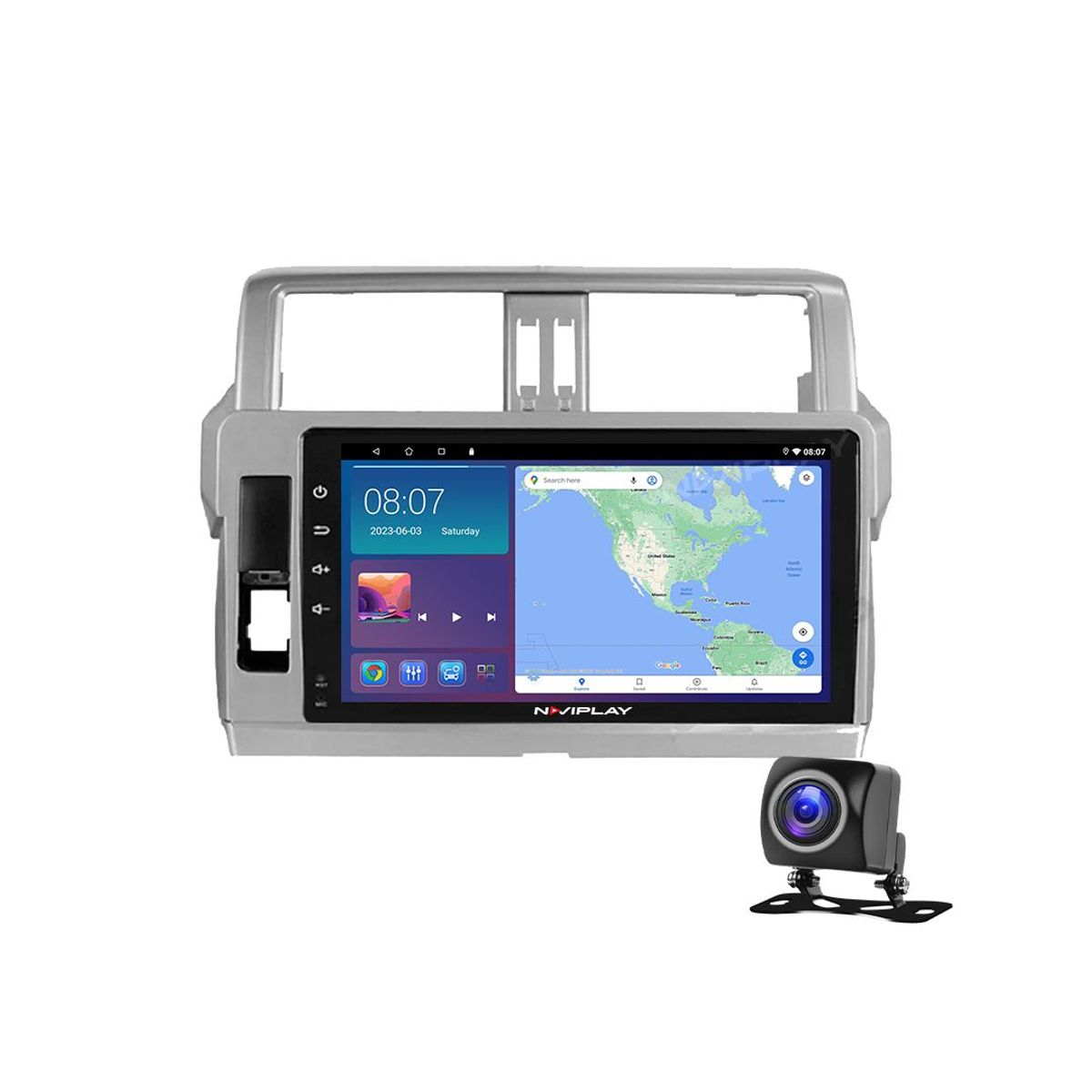 GENERICO - Autoradio Android Naviplay Para Toyota Land Cruiser Prado 2014 – 2018