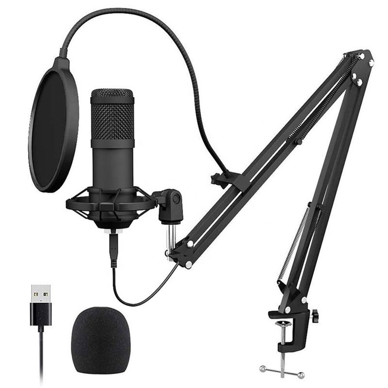 OEM - USB Gaming Microphone Streaming Podcast PC Micrófono Condensador BM800