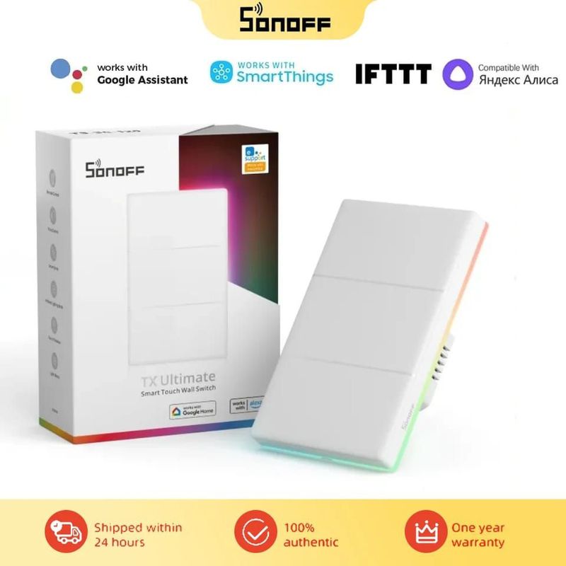 SONOFF - SONOFF INTERRUPTOR INTELIGENTE - TX ULTIMATE - 3 ENTRADA