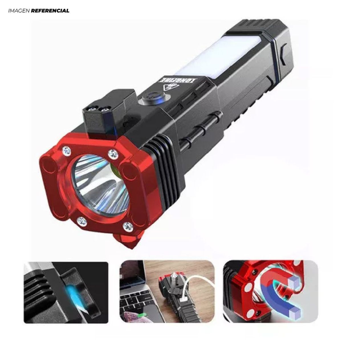 GENERICO - Linterna Multifuncional Para Emergencias
