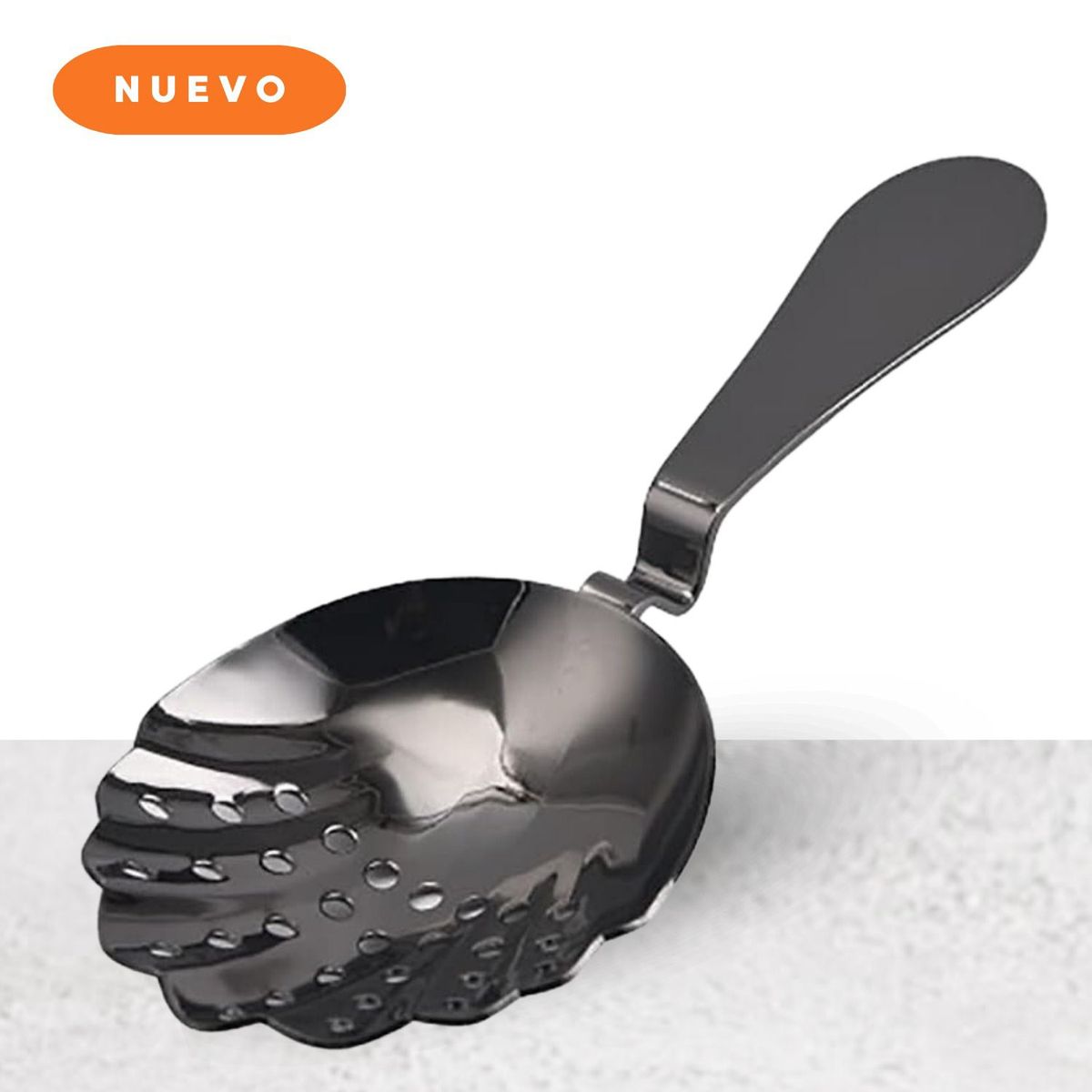 GENERICO - Colador Julep de Acero Inoxidable para bar doméstico o comercial