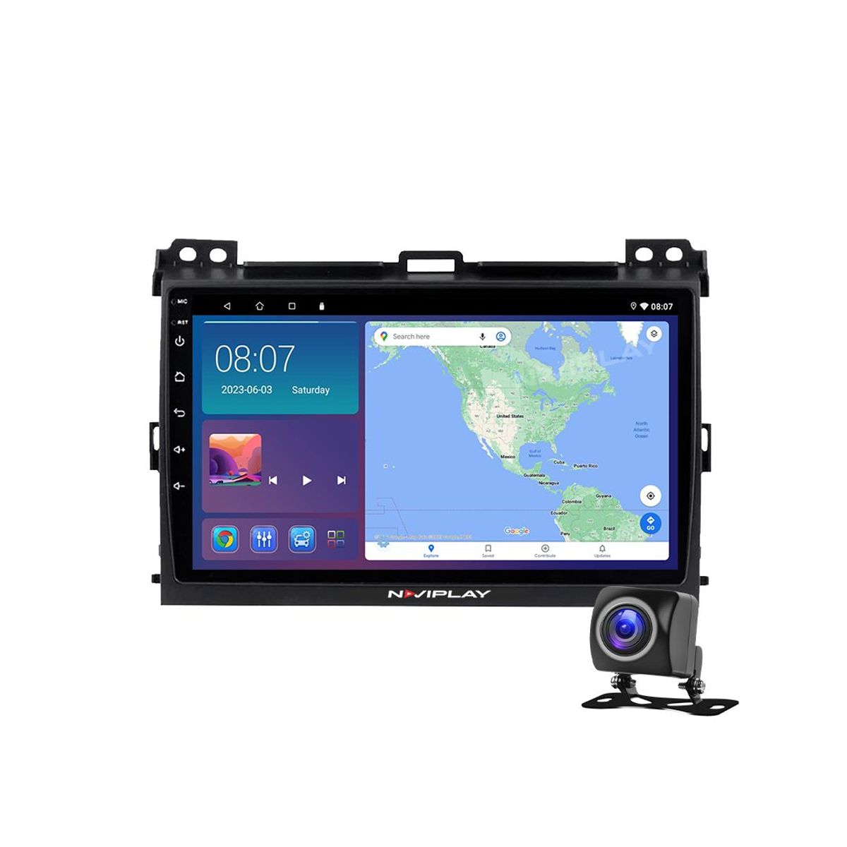 GENERICO - Autoradio Android Naviplay Para Toyota Land Cruiser Prado 120 2002