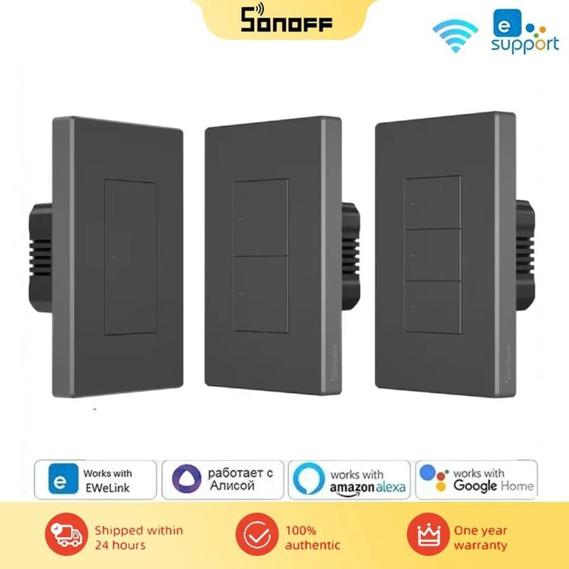 SONOFF - SONOFF INTERRUPTOR INTELIGENTE - SWITCHMAN M5 - 2 ENTRADAS