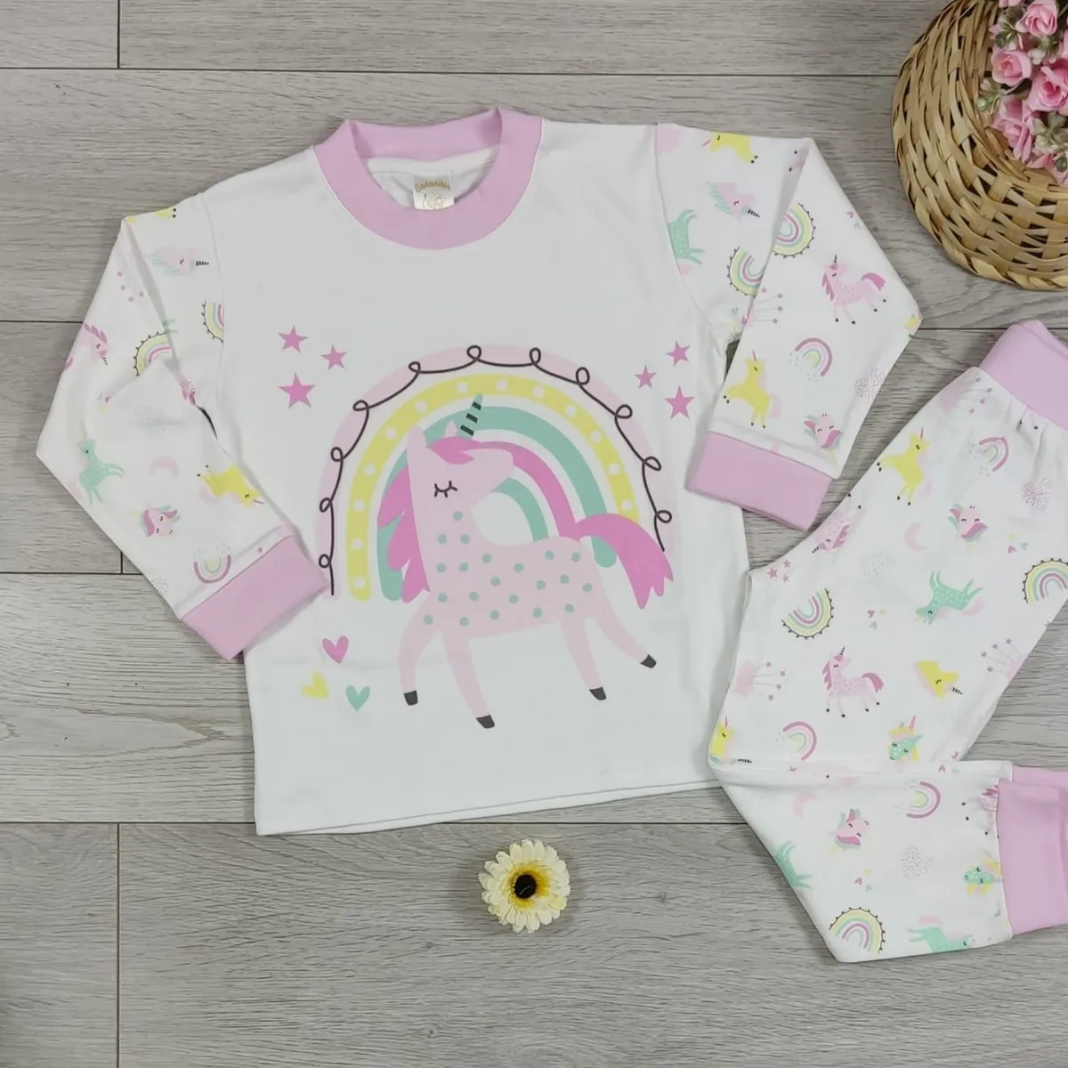 BANNITAS - Pijama Unicornio Rosado