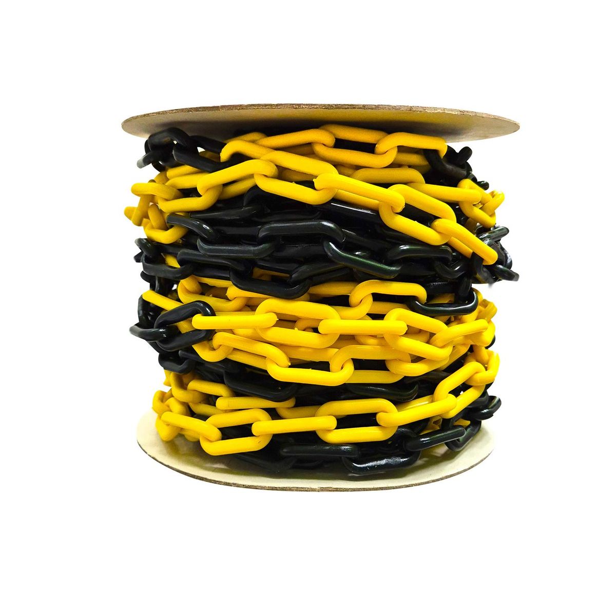GENERICO - CADENAS DE SEGURIDAD COLOR NEGRO AMARILLO 25MX8MM