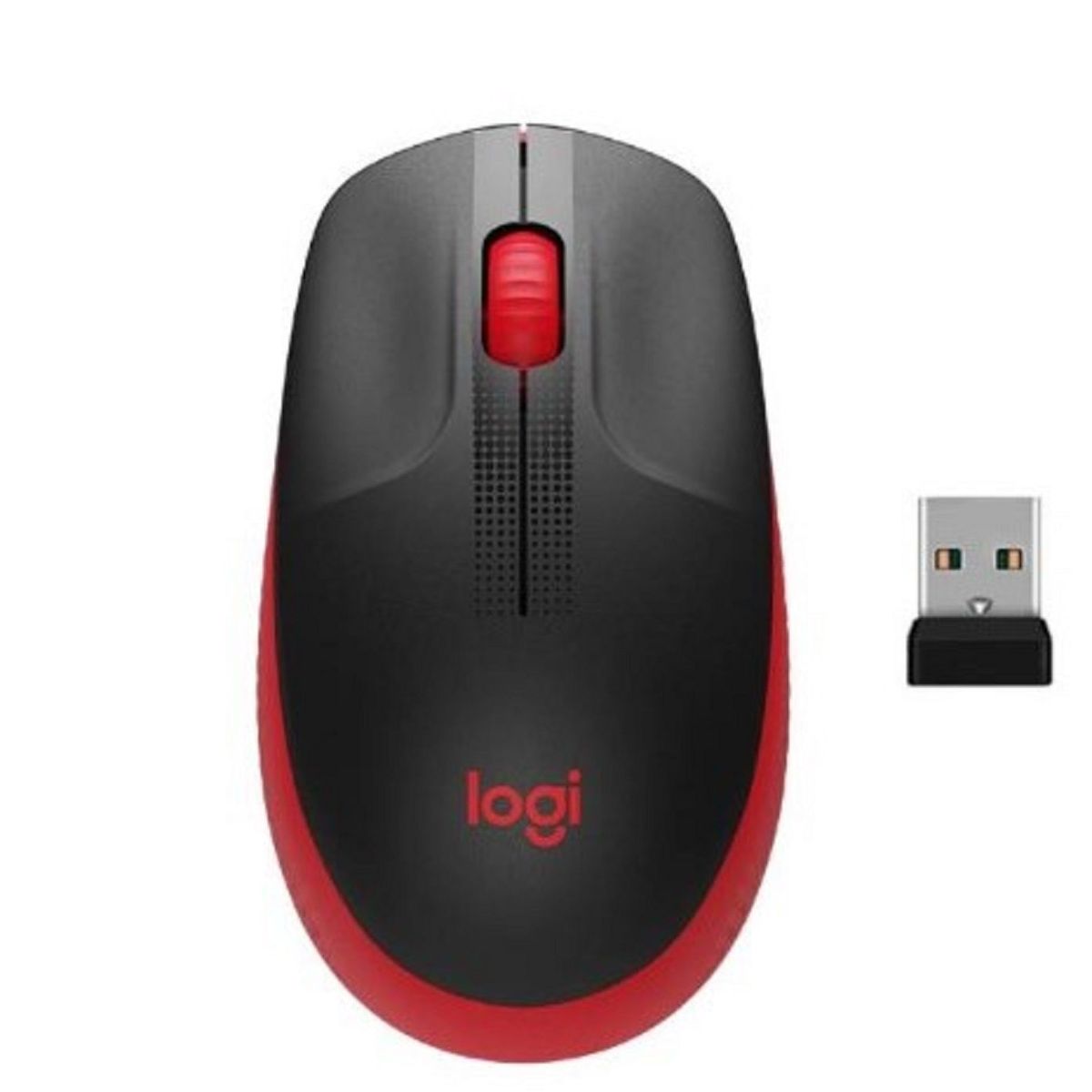 LOGITECH - Mouse Logitech M190 Inalambrico -Rojo