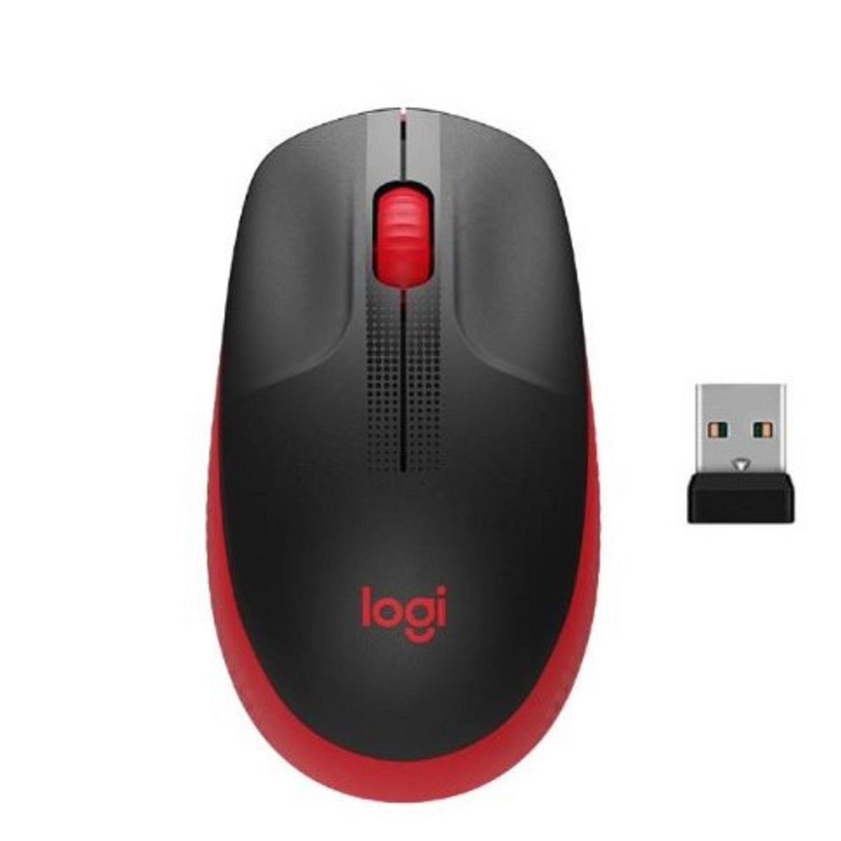 LOGITECH - Mouse Logitech M190 Inalambrico -Rojo
