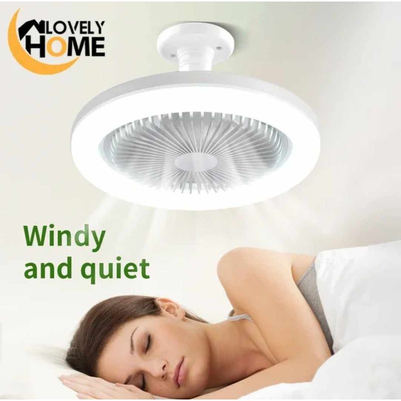 GENERICO - Foco Ventilador LED Ahorrador 30W Comedor Dormitorio Oficina Ulix-01