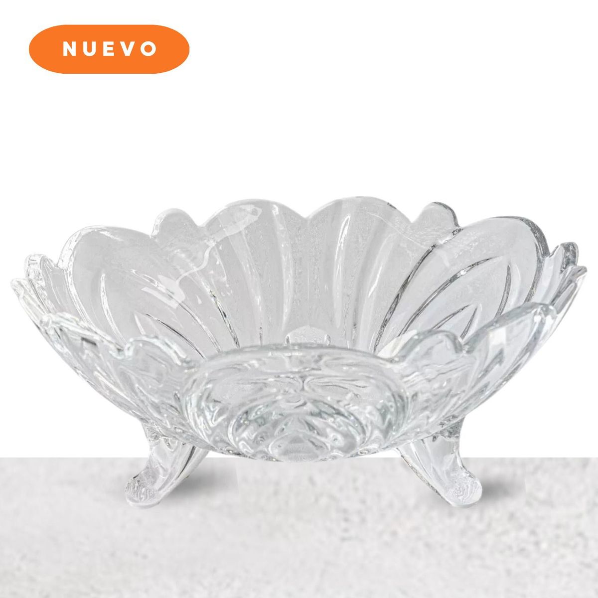 GENERICO - Frutero De Vidrio Con Diseño