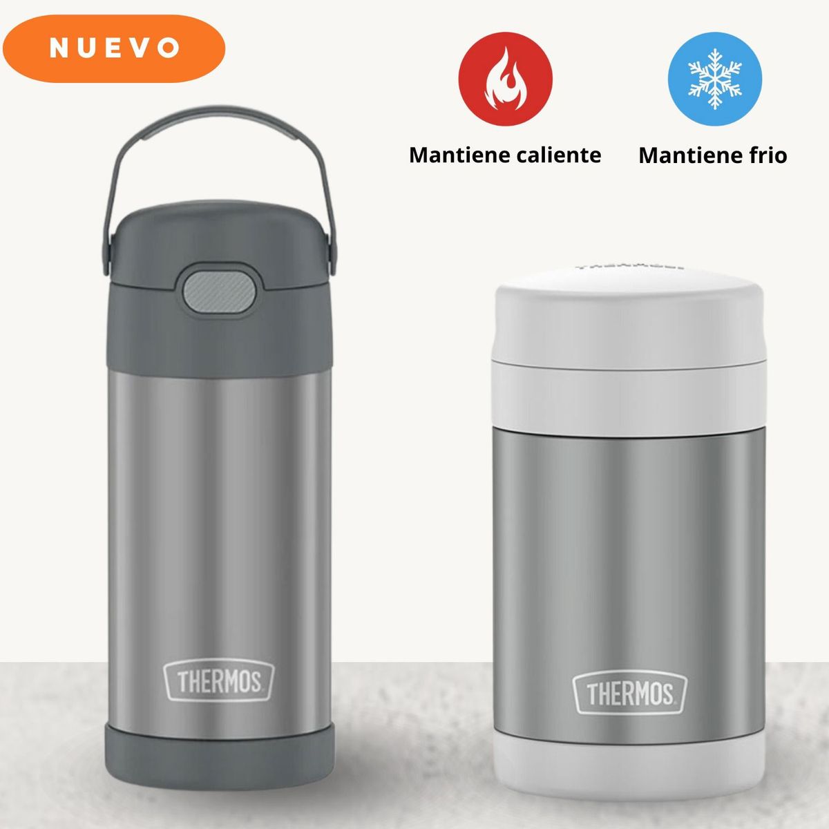 THERMOS - Combo de 2 termos alimento y bebida
