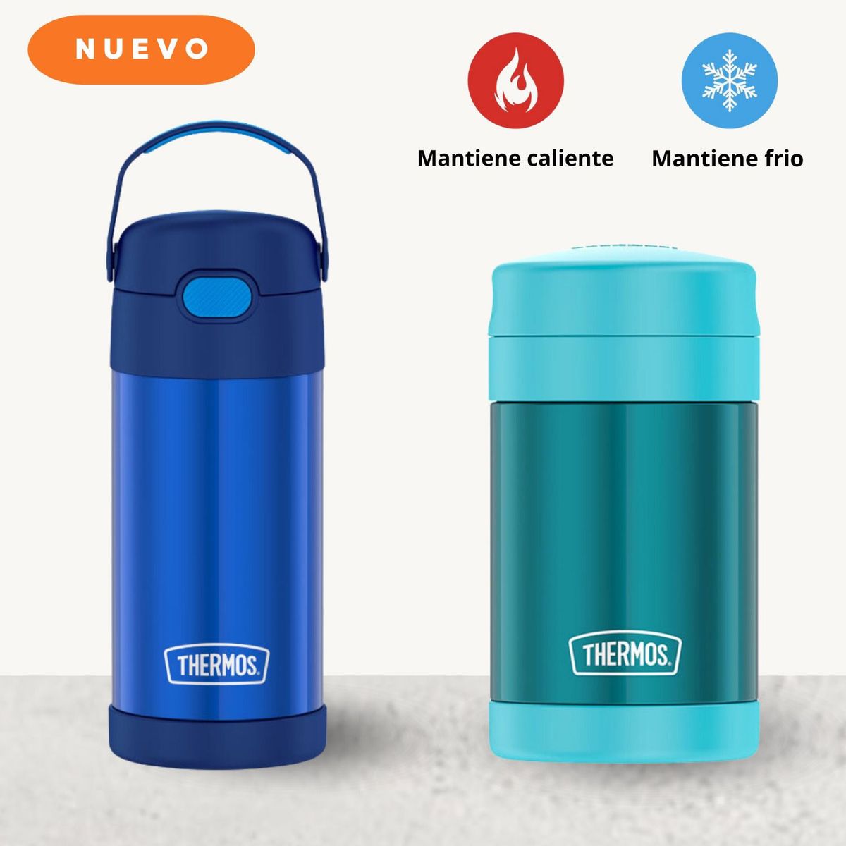 THERMOS - Combo de 2 termos alimento y bebida
