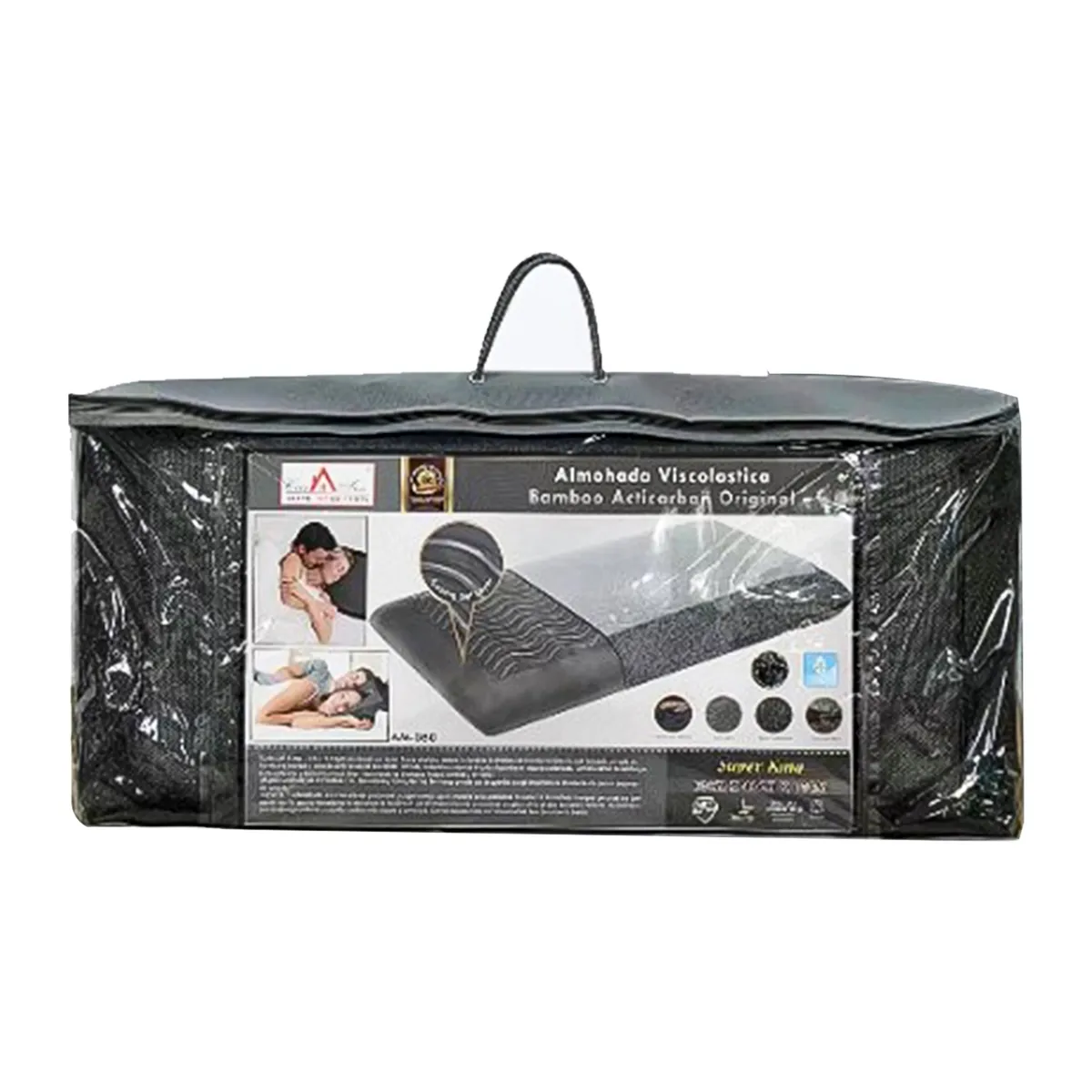 CASATEX - ALMOHADA VISCOELASTICA KING + ACTICARBON