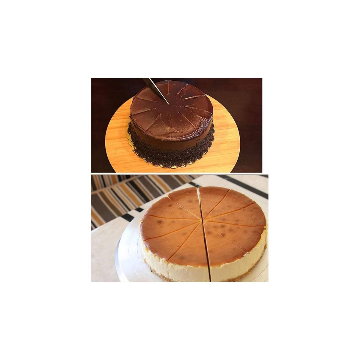 GENERICO - Marcador de tortas de 12 y 18 Porciones