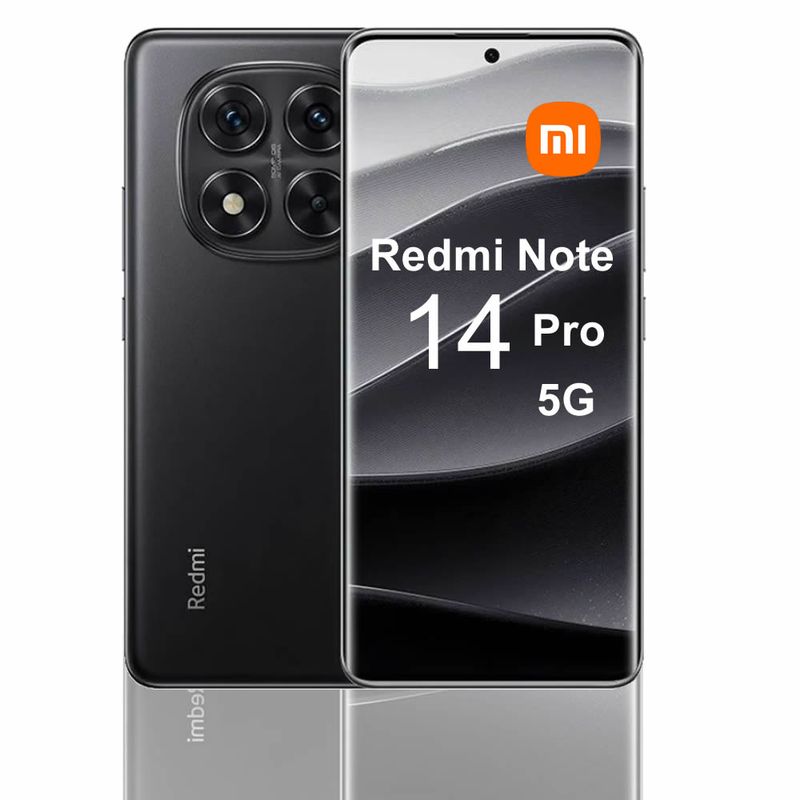 XIAOMI - Xiaomi Redmi Note 14 Pro 5G Ram 8Gb 256Gb Negro - CAJA SELLADA