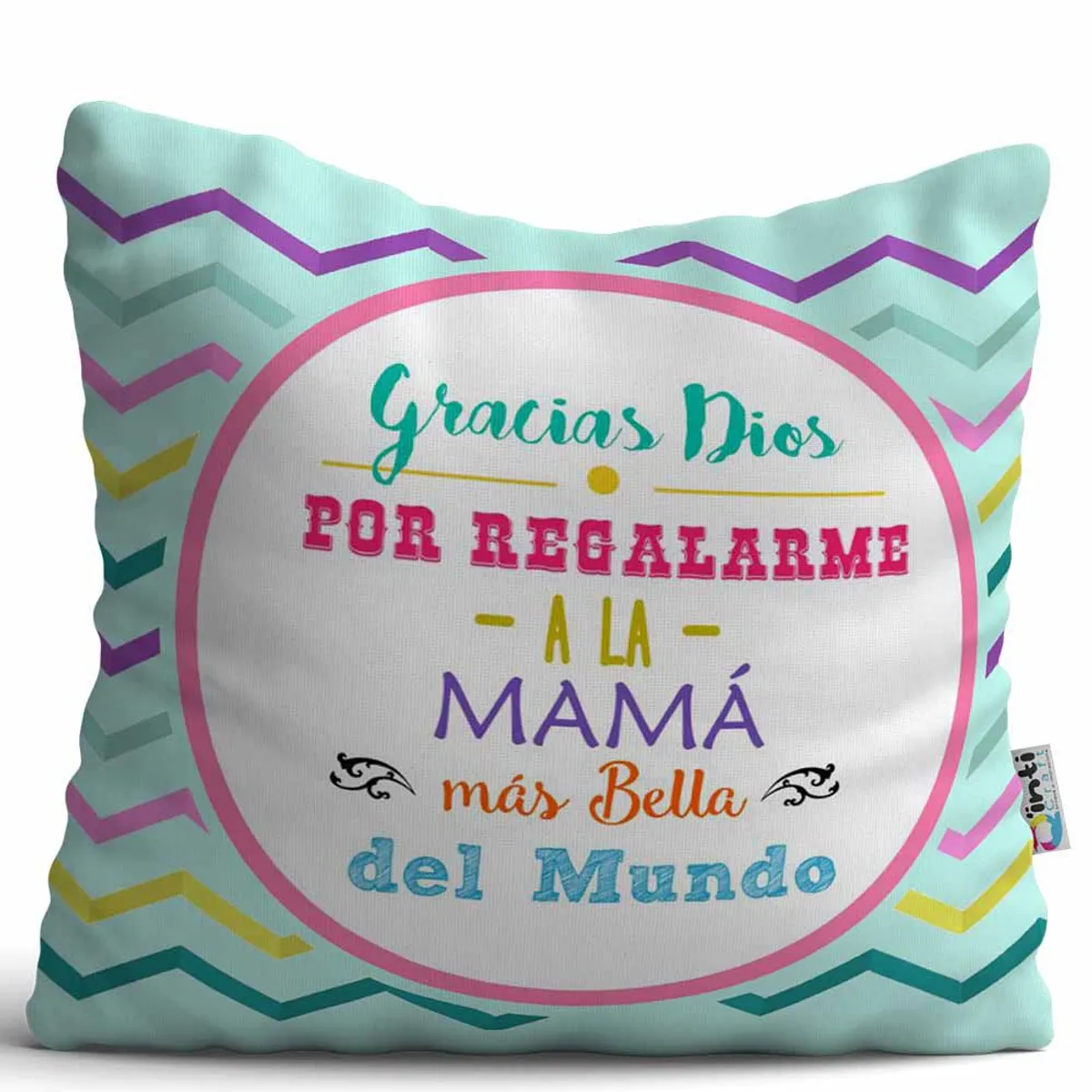 GENERICO - Cojín De Tela Estampado Día De La Madre