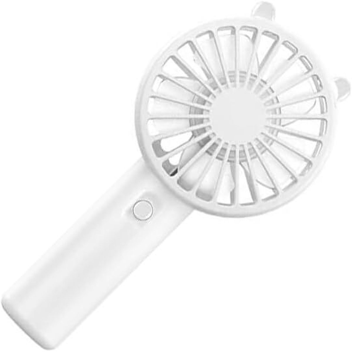 GENERICO - MINI VENTILADOR PORTÁTIL DE MANO BLANCO