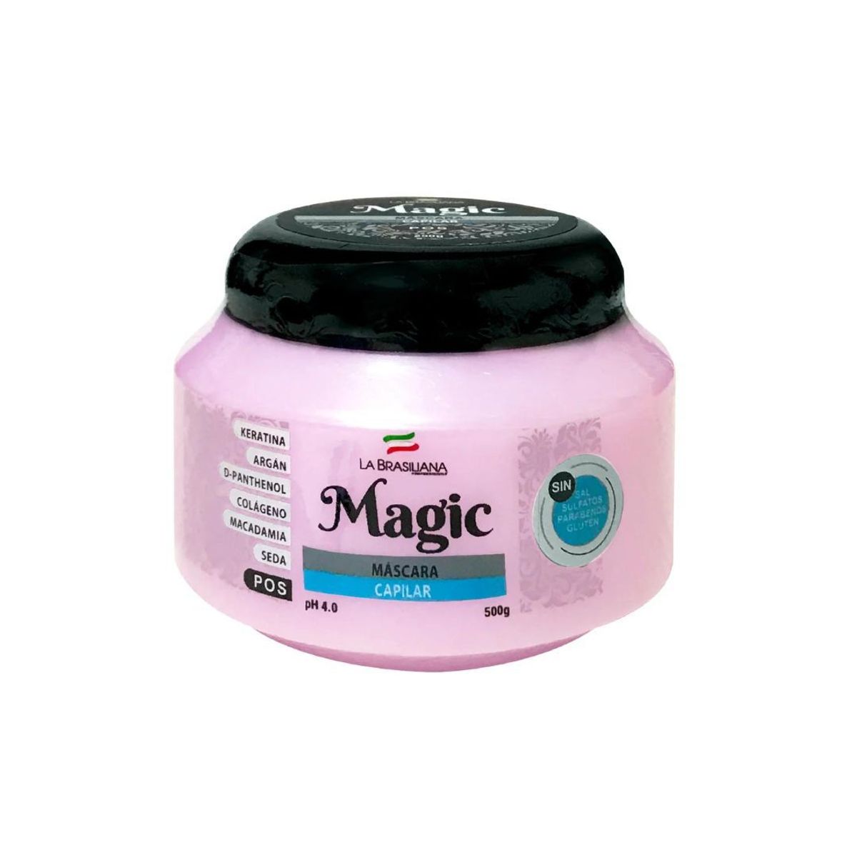 LA BRASILIANA - Máscara Magic Pos Reconstructora Capilar La Brasiliana 500 Gr