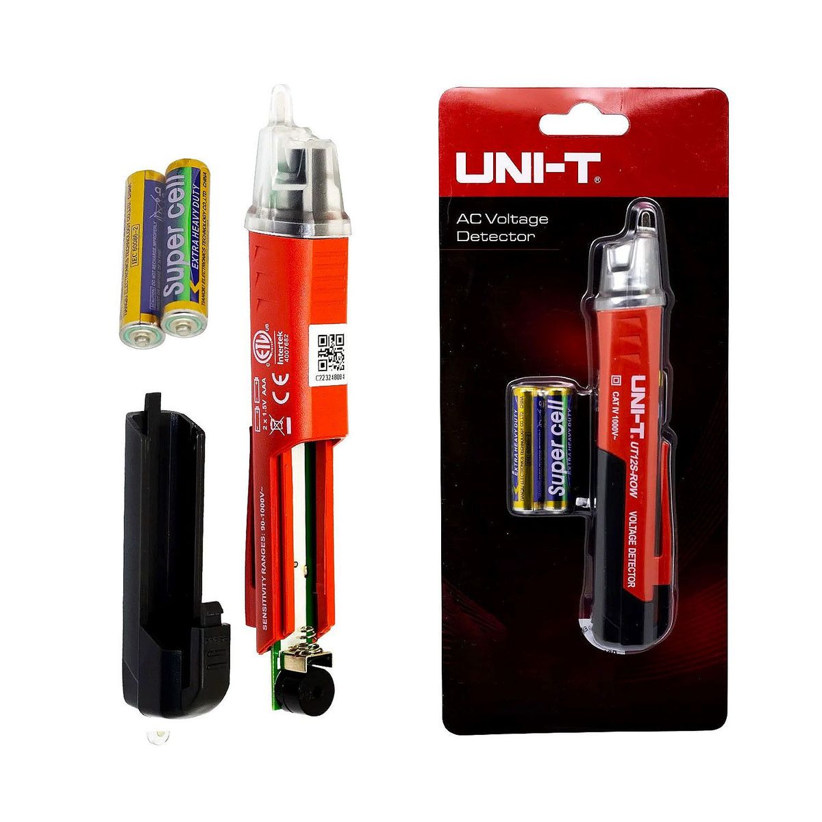 WESTOR - Kit Multímetro + Detector de Voltaje GO-2025-2 WESTOR de 2 piezas