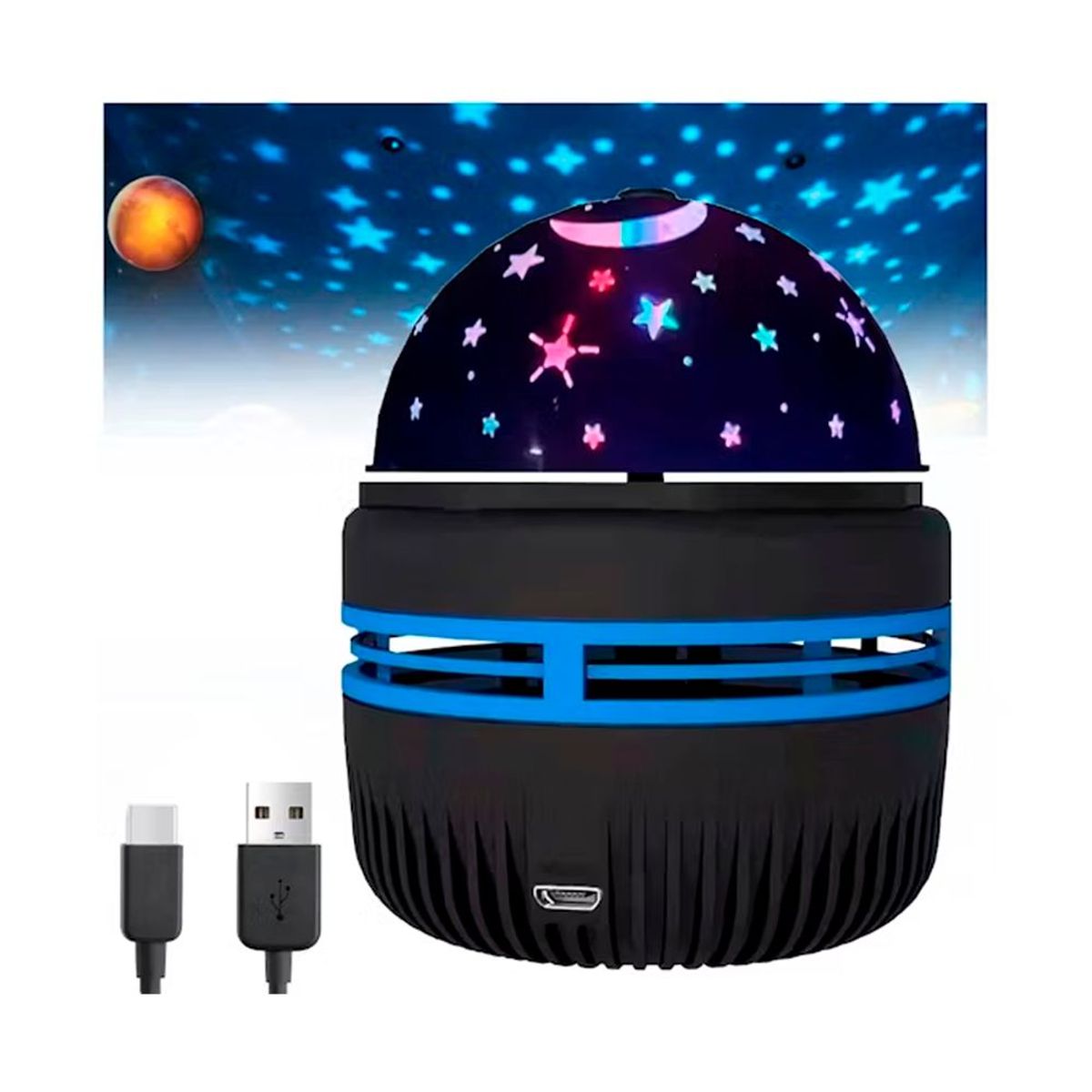 GENERICO - Lámpara Proyector de Estrellas y auroras boreales para niños L39