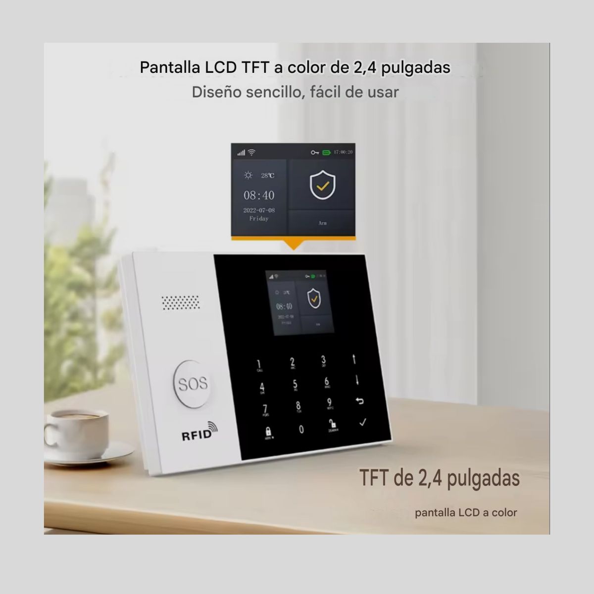 GENERICO - Kit de Alarma Wifi Inalámbrica GSM